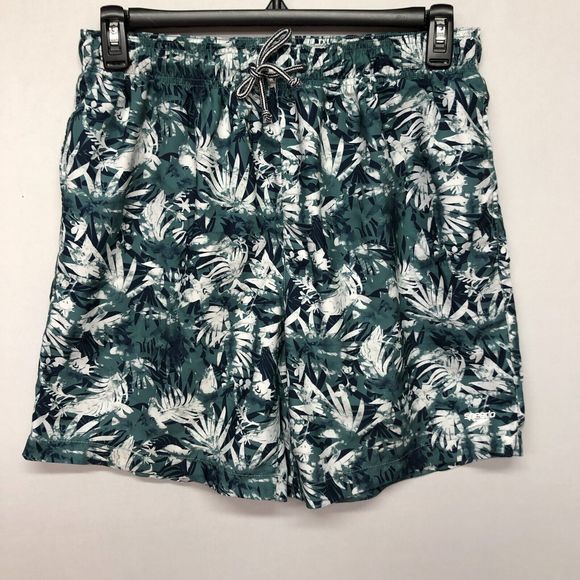 Speedo Men Swim Trunks Shorts Size Large Floral Lined with Polyester M111 -9 - Picture 15 of 16